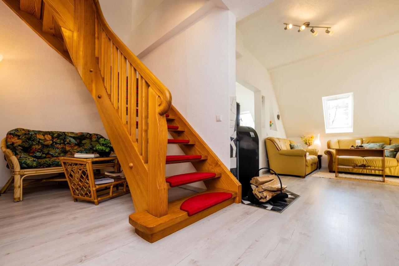 Waldblickwohnung Mit Schoener Terrasse Und Kamin * Sebnitz
